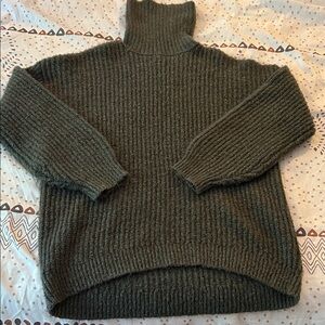 Old Navy Forest Green Cowl Neck Sweater